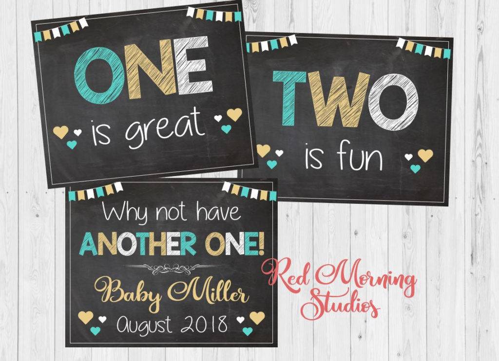 Chalkboard Announcement Design Example