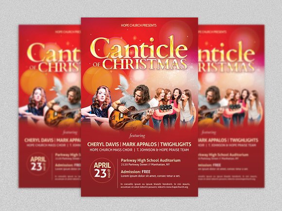 Christmas Concert Poster Example