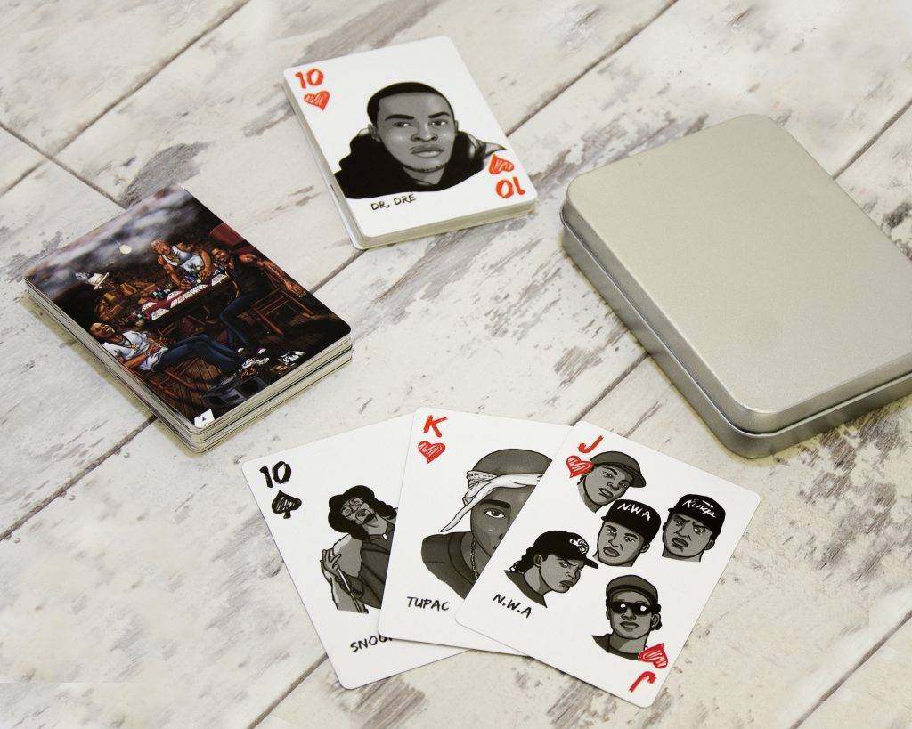 classic hip hop playing cards