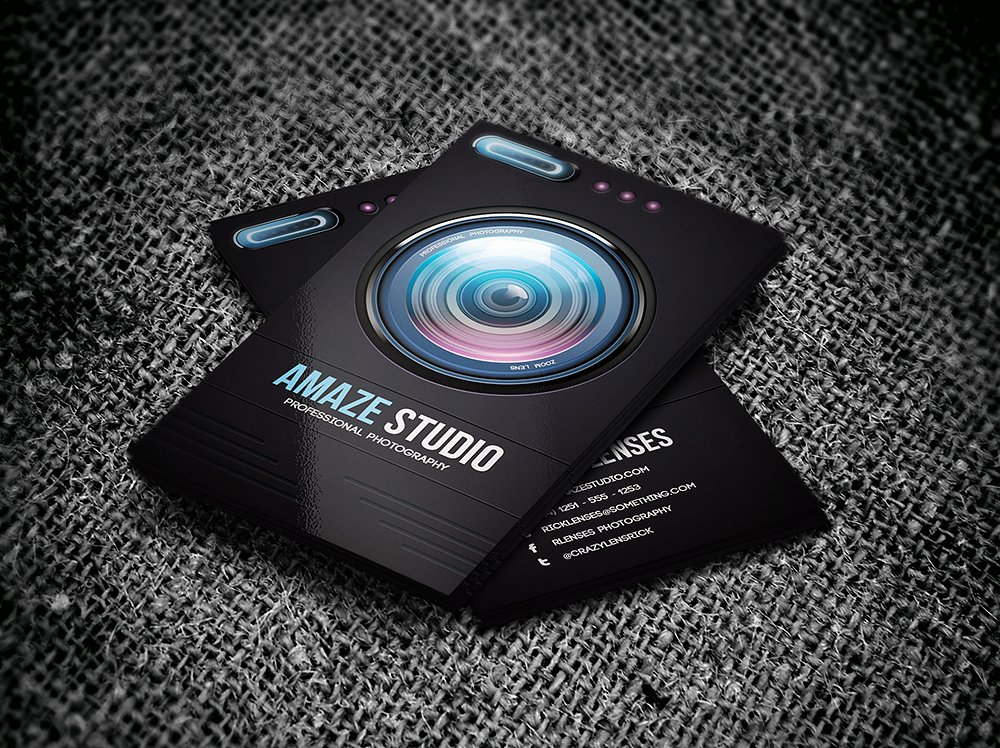 cool photography business card designs