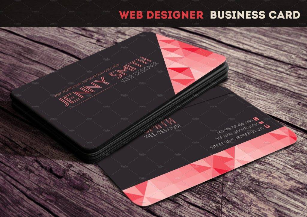 Cool Web Designer Business Card