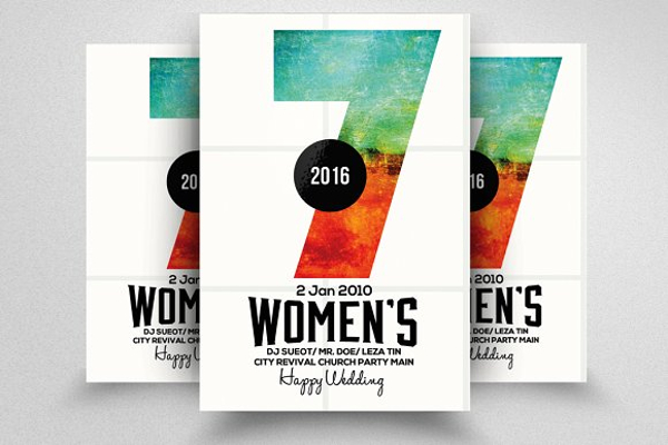 Cool Women's Conference Poster Example