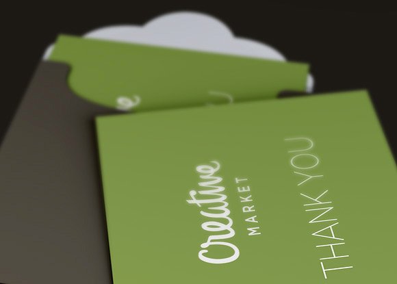 corporate thank you card template example