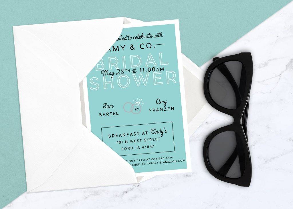 Cute Simple Breakfast Invitation Example