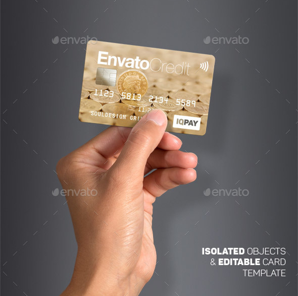 debit card mockup