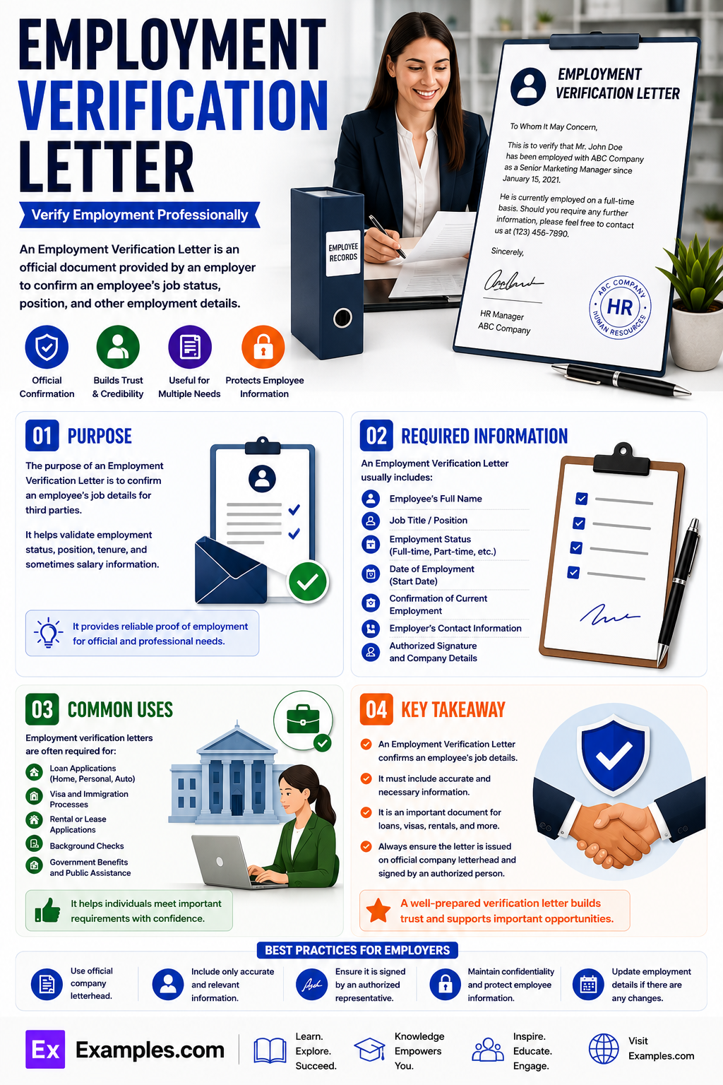 17+ Employment Verification Letter Examples to Download