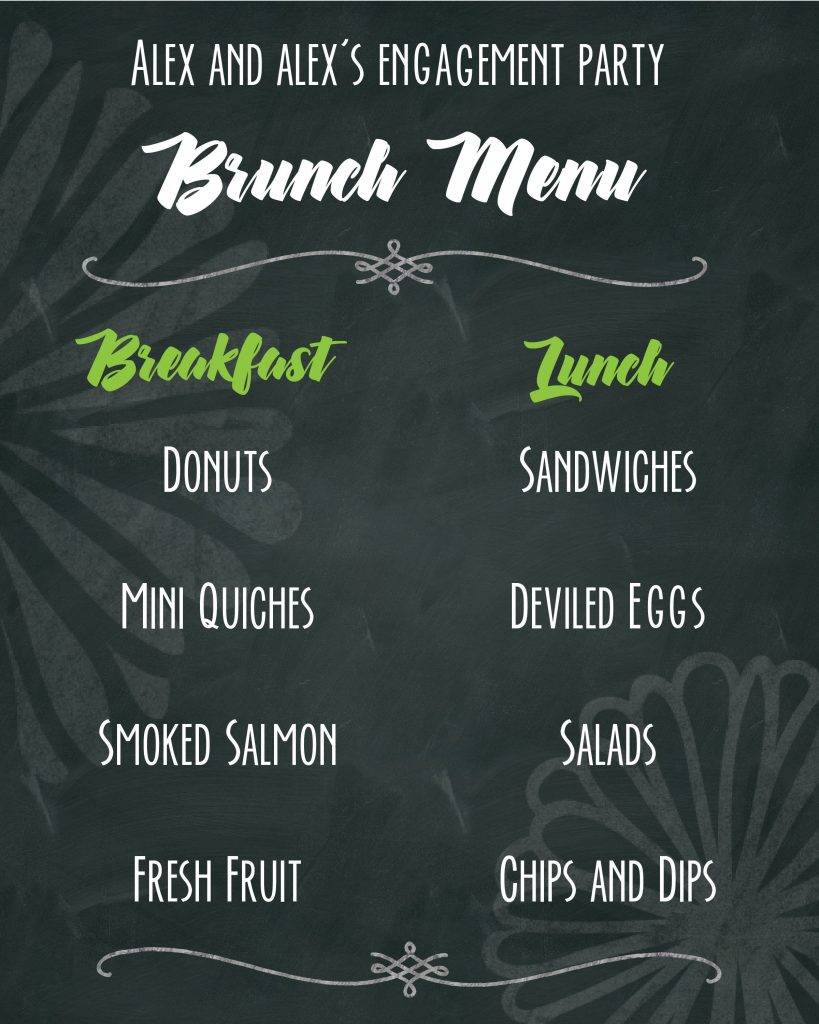 Brunch Menu 13+ Examples, Word, Apple Pages, Publisher
