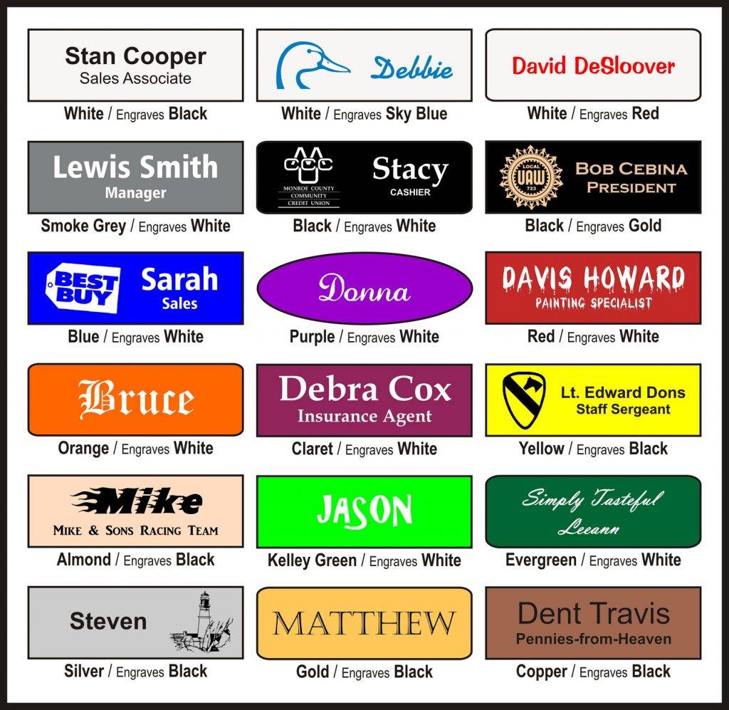 Cool Name Badges 15 Examples