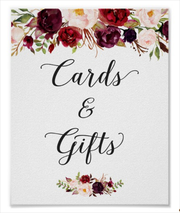 10+ Wedding Gift Card Ideas and Examples - PSD, AI | Examples