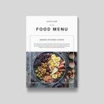 Food Bi-Fold Indesign Menu Example