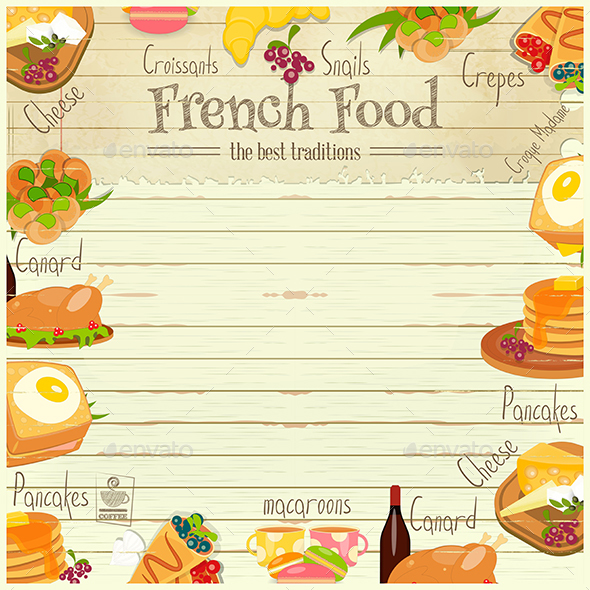 French Food Menu Example