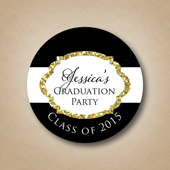 Graduation Label Example