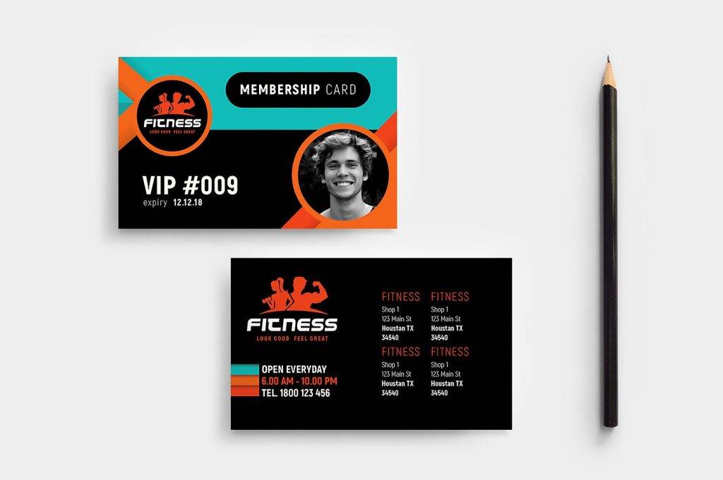 Template For Membership Cards