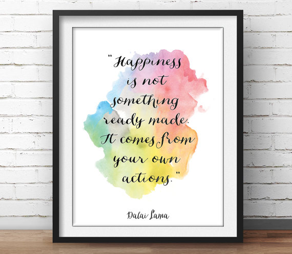 happiness motivation poster example