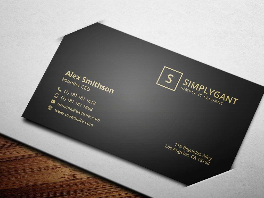 16 Luxury Business Card Templates Pages Psd Word Examples