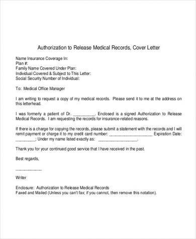 medical release authorization
