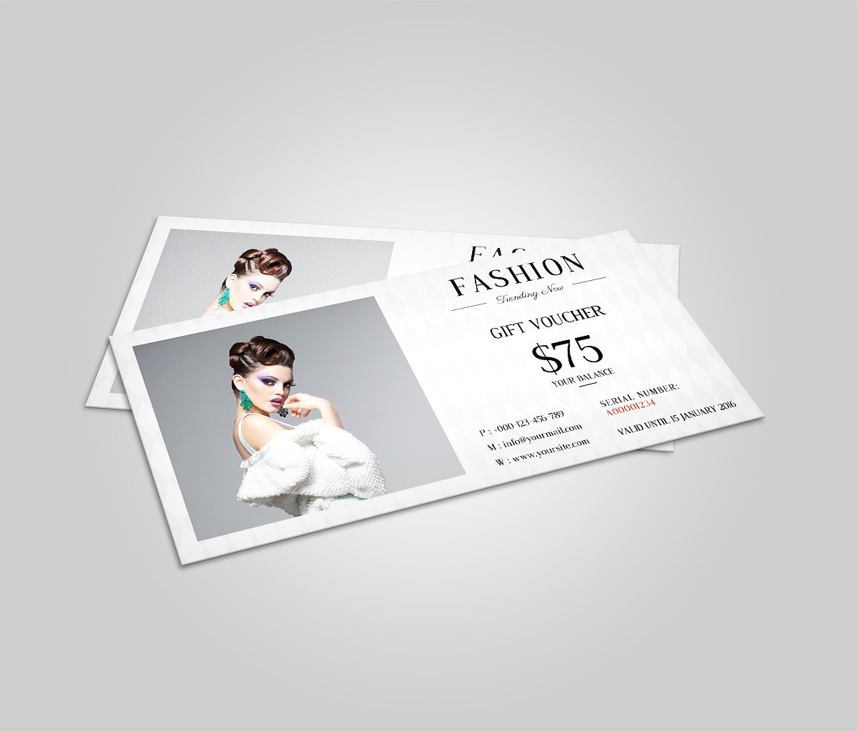 New Spring Fashion Voucher Template