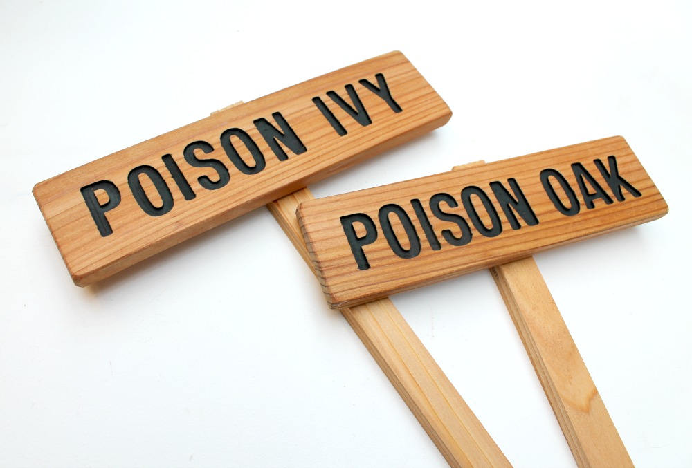 Poison Ivy Caution Sign Example
