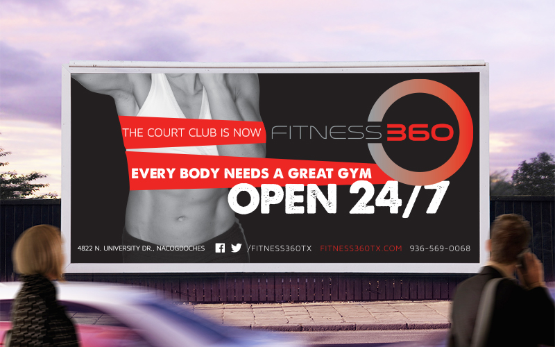 promotion fitness billboard example