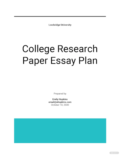 research paper for college essay template