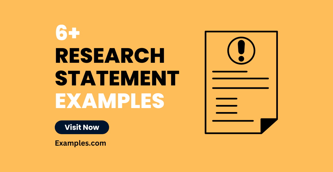 Research Statement Examples
