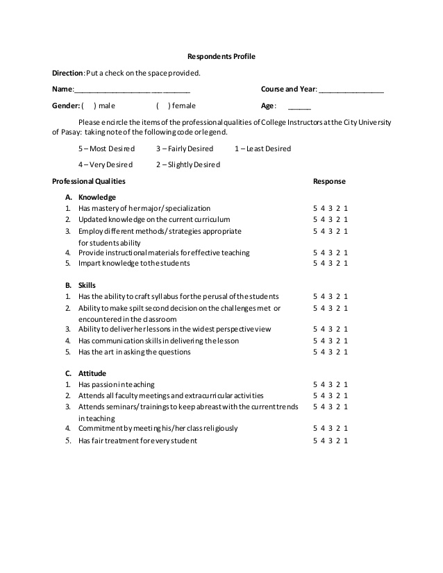 2 Education Questionnaire Examples Pdf Examples Gambaran