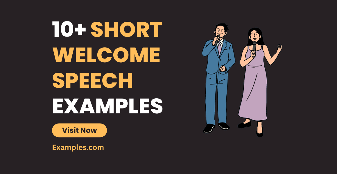 sample welcome speech for event