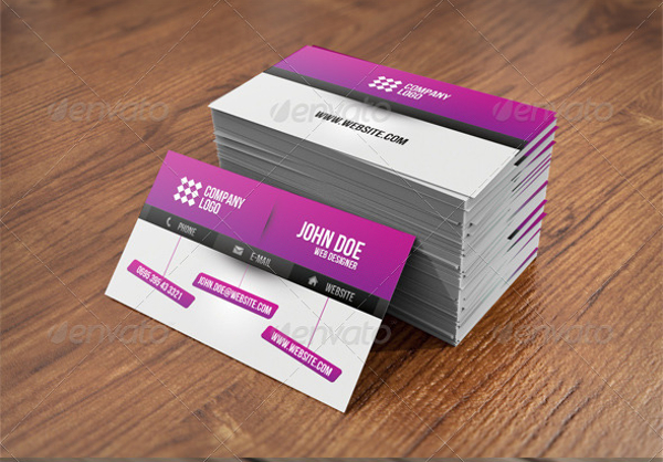 Simple Web Designer Business Card