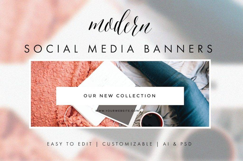 Social Media Banners - Modern Example