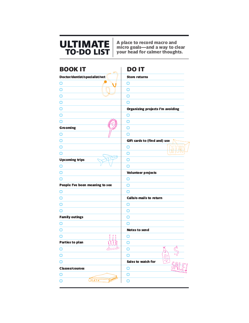 The Ultimate To Do List Example