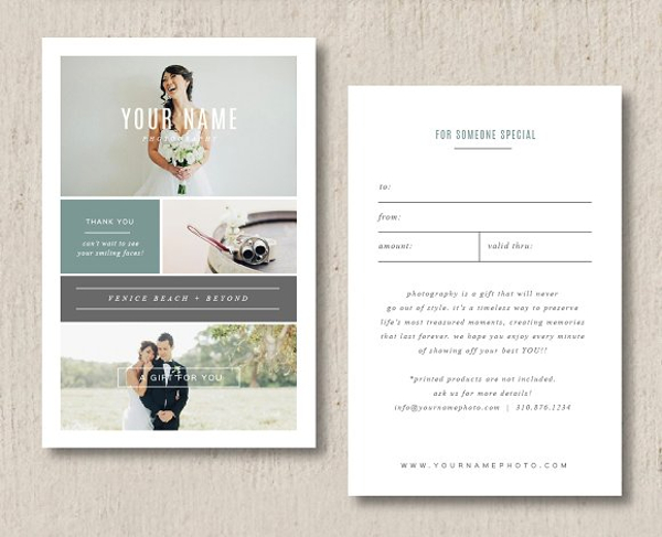 Wedding Gift Card Template