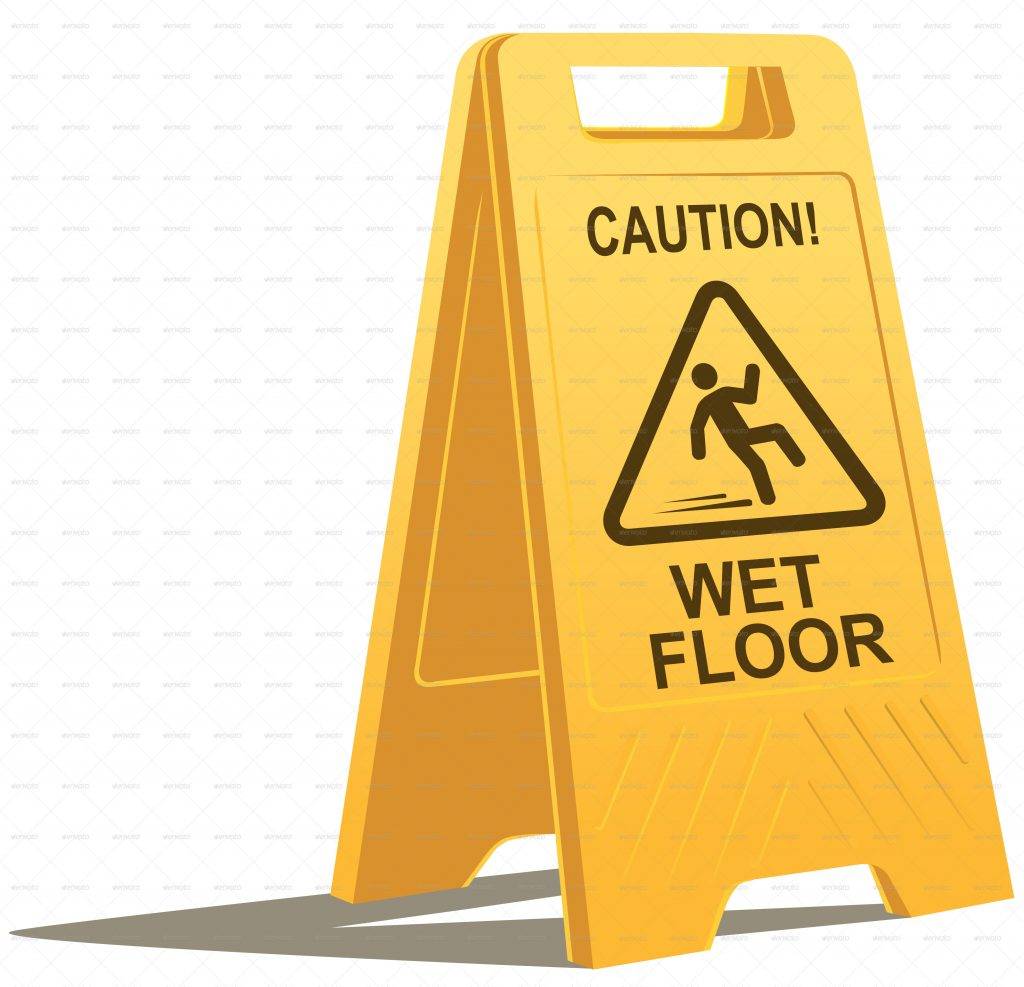 Caution Wet Floor Signage