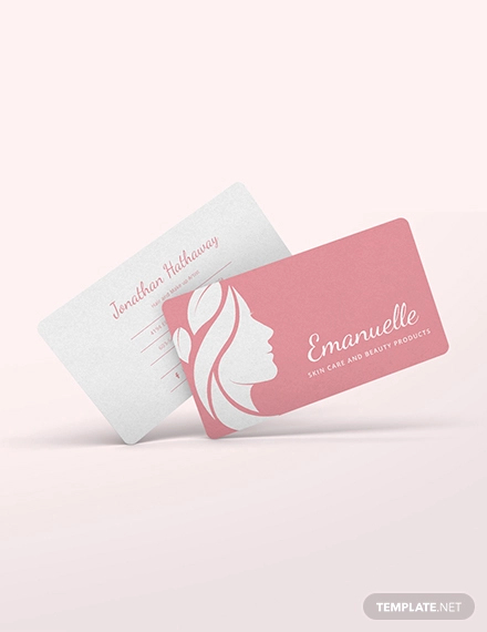 beauty business card