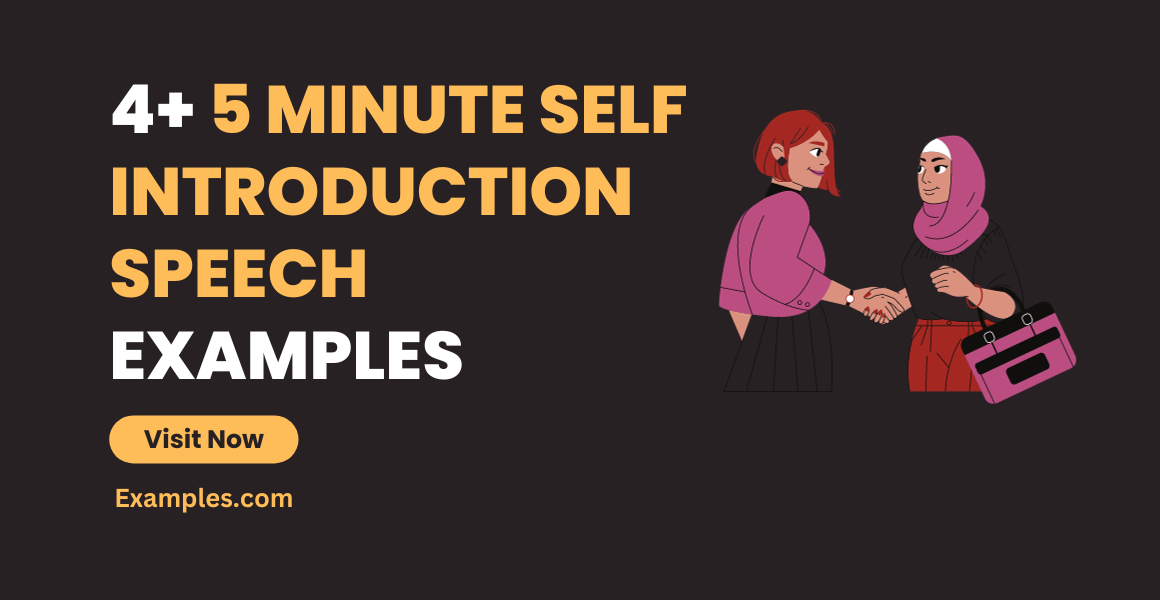5 Minute Self Introduction Speech Examples