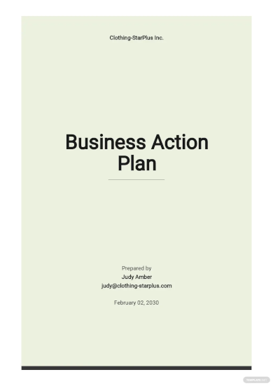 90 day business action plan template