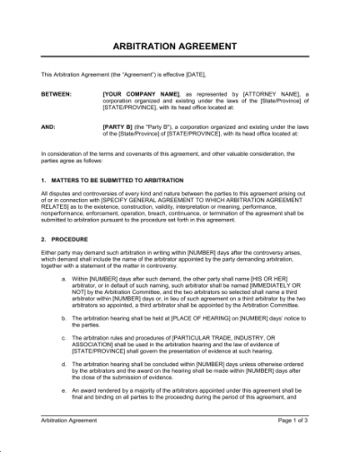 Blank Legal Document Template