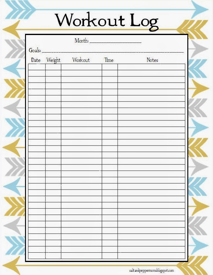 Weekly Workout Log 11 Examples Format Pdf Examples