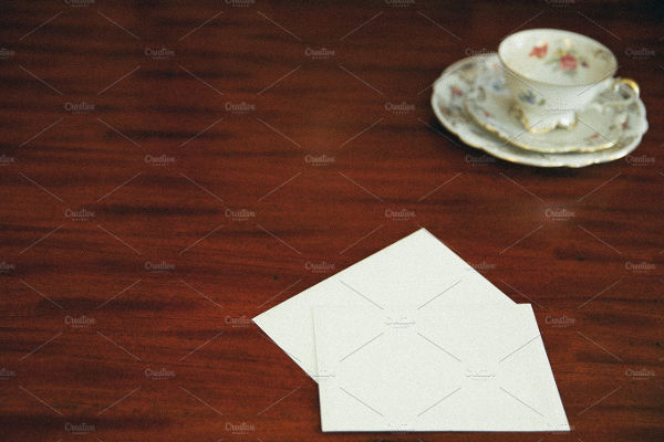 Blank Stationery Note Card