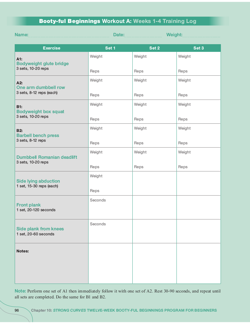 8 Workout Log Examples PDF Examples