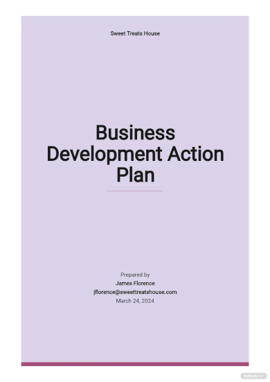 business development action plan template