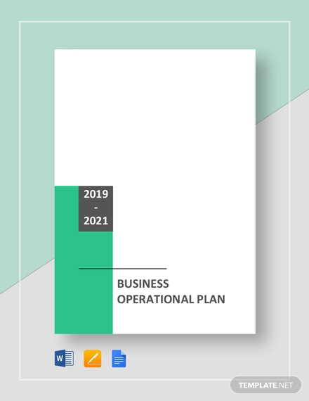 business operational plan template