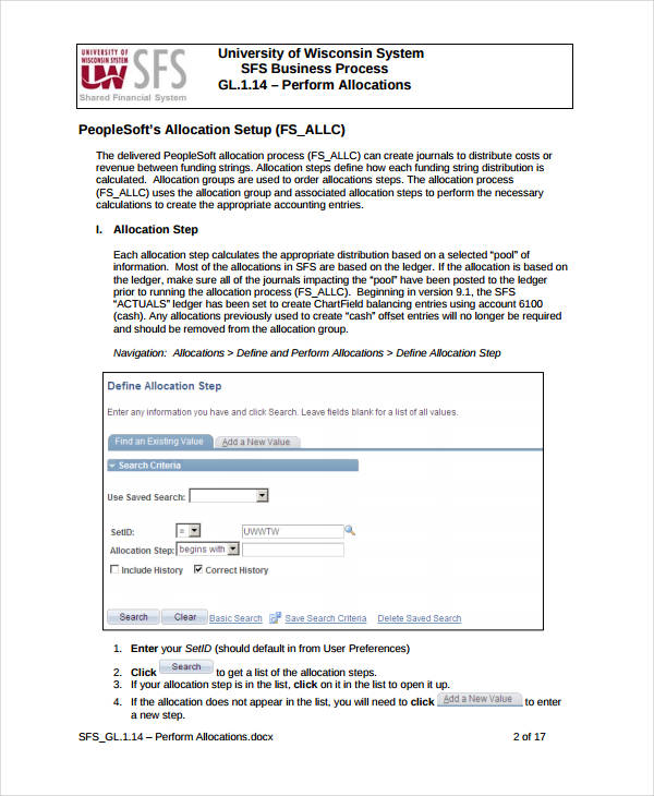 Business Process Document Sample