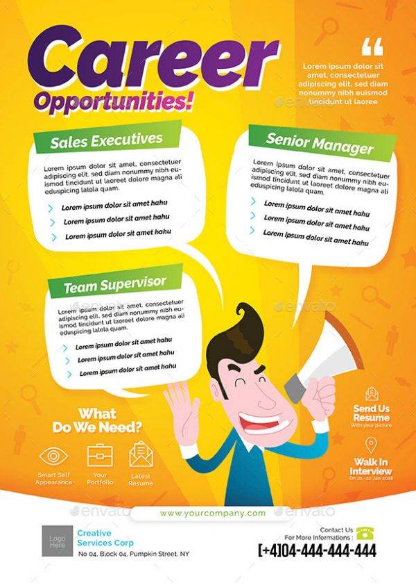 Job Announcement 14 Examples Tips   Career Opportunities Job Announcement Example1 