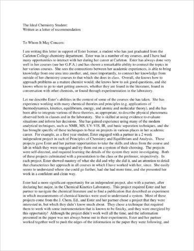 Recommendation Letter For Professor Position from images.examples.com
