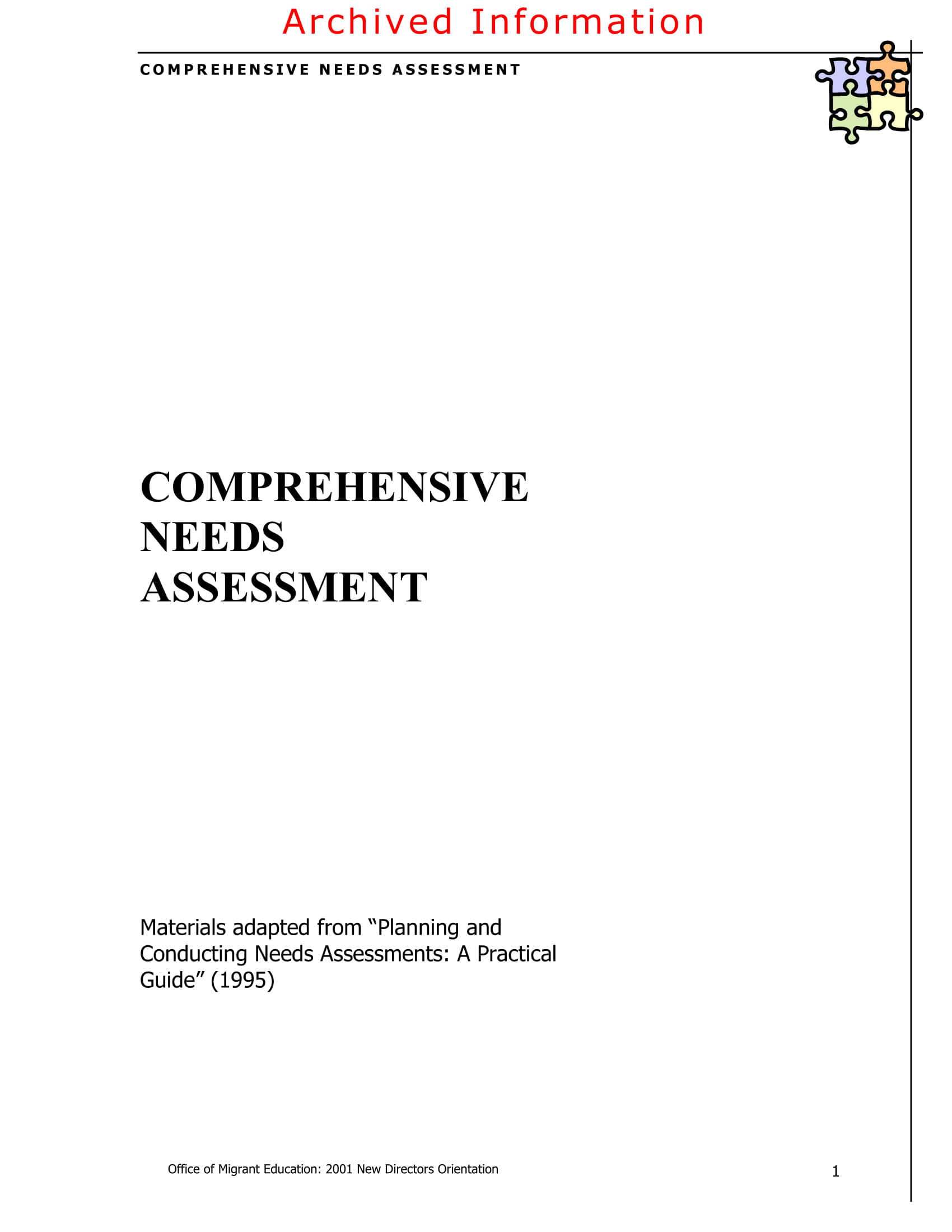 Needs Assessment - 20+ Examples, Format, Pdf | Examples