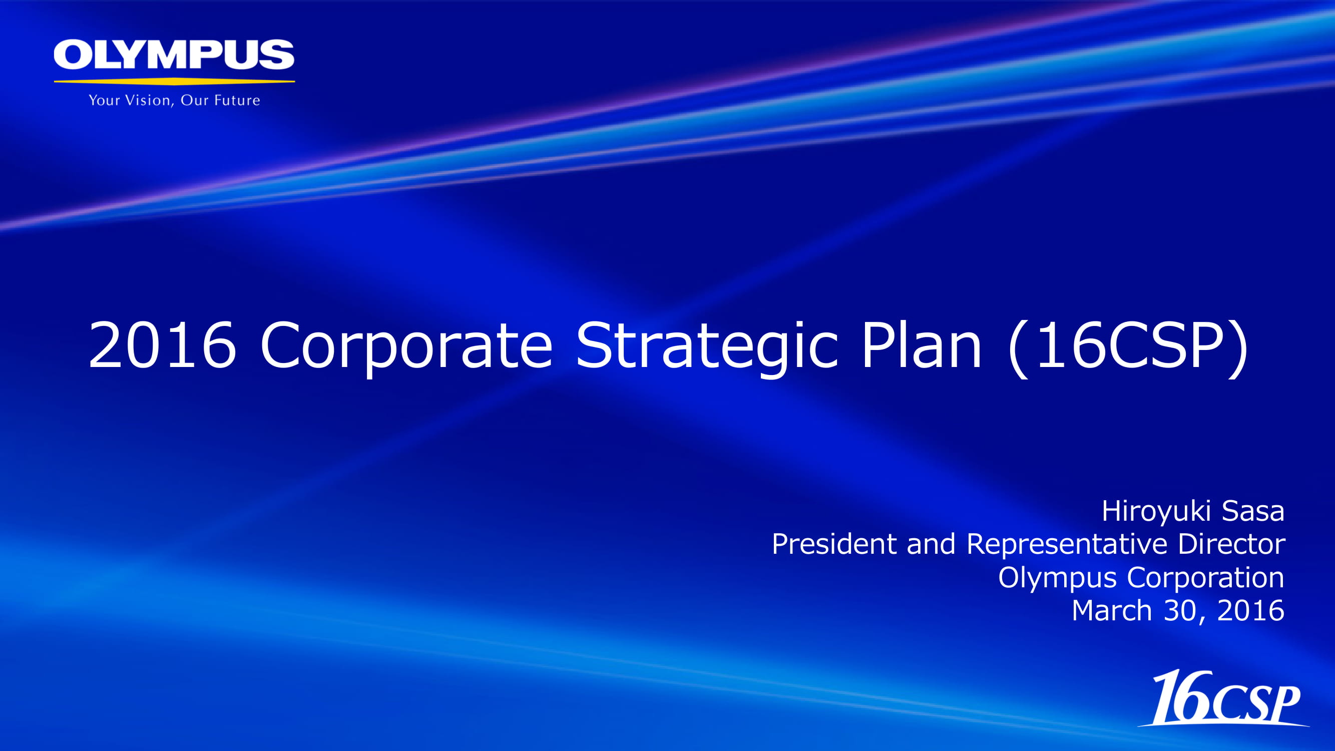 Corporate Strategic Plan Examples