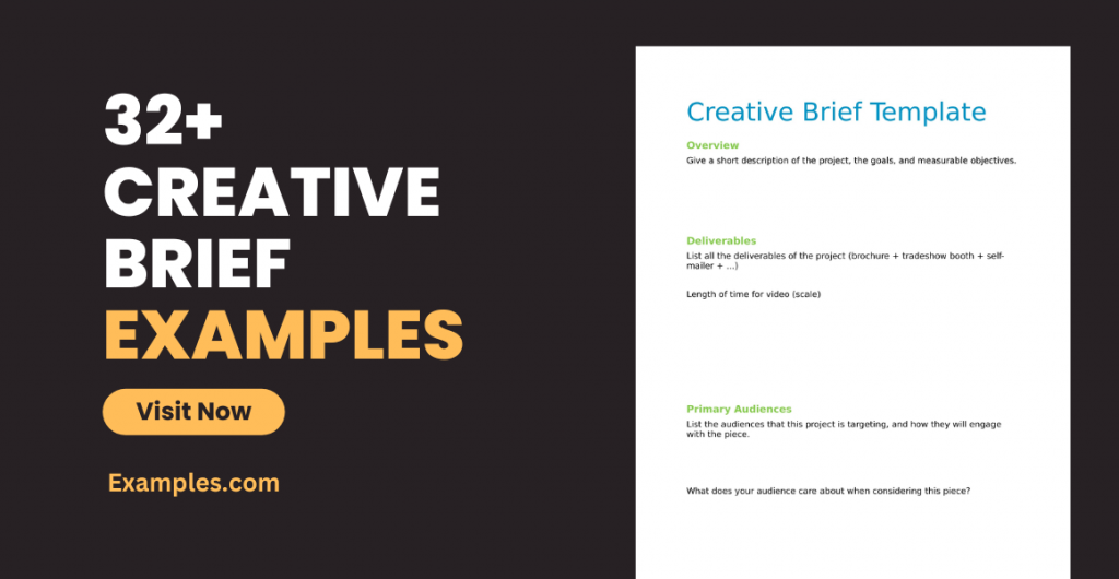 Creative Brief Examples