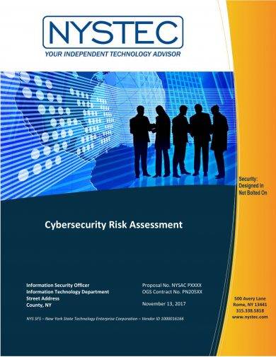 cyber security risk assessment example