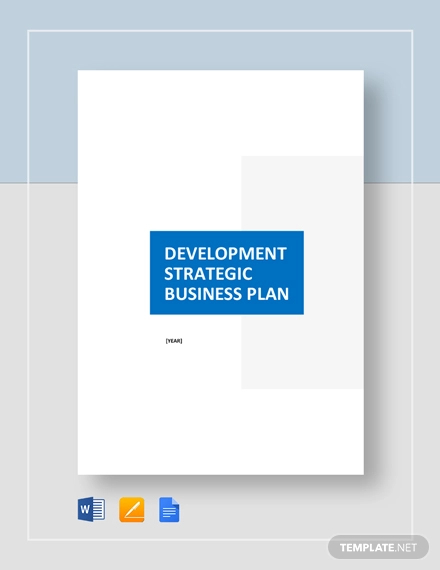 development strategic plan template