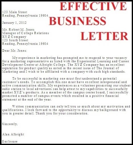 Business Letter Writing Samples For Your Needs Letter Template Collection